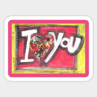 l love you - 8 Sticker